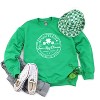 Simply Sage Market Women's Graphic Sweatshirt Farm Fresh Four Leaf Clovers St. Patrick's Day - 3 of 3