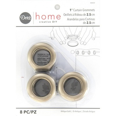 Dritz Set Of 8 Home 1 Round Curtain Grommets Antique Gold Target   GUEST 916513c6 62ae 4cec 9a5a Af8dfc8eb66e