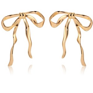 Organic Bow Earrings - Ettika - 1 of 2