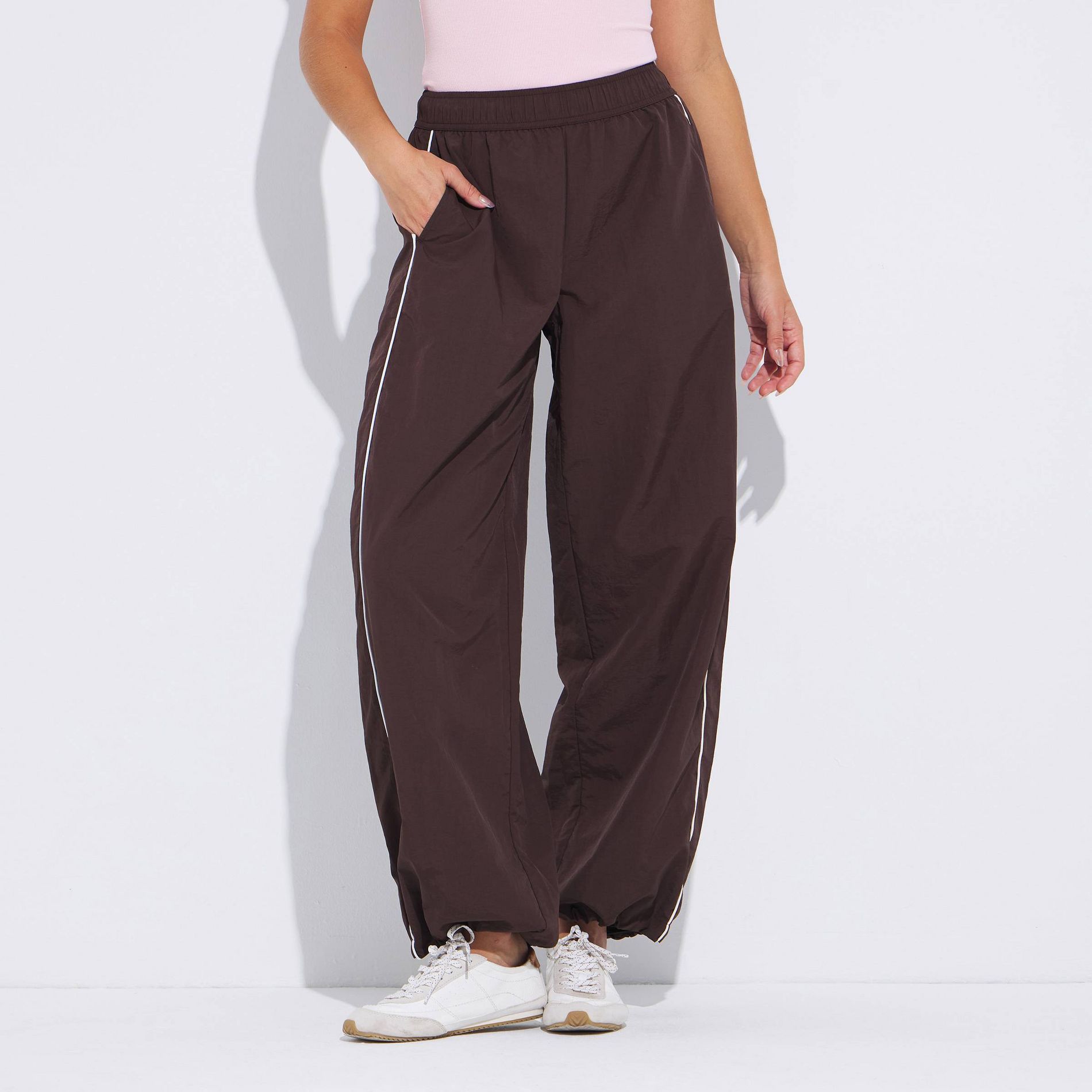 Women's Mid-Rise Wide Leg Joggers - Wild Fable™