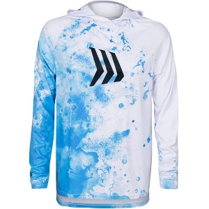 Gillz Contender Series Spray UV Pullover Hoodie - Powder Blue - 1 of 2