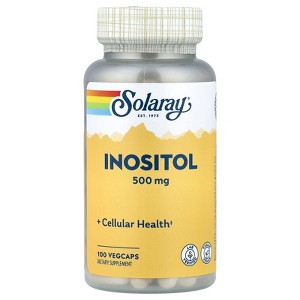 Solaray Inostitol, 500 mg, 100 VegCaps - 1 of 4