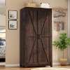 AMERLIFE Farmhouse Armoire Wardrobe Closet - 4 of 4