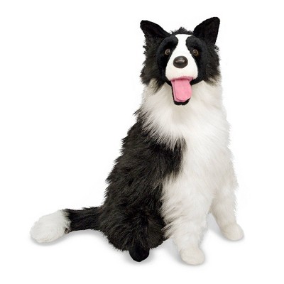 black border collie stuffed animal