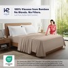 Kickoff 100% Bamboo Viscose Pillowcases Only, Hidden Zipper, Cooling Breathable, Bedding Pillow Covers for Hot Sleepers - 2 of 4