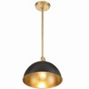 Crystorama Lighting Soto 1 - Light Pendant in  Matte Black/Antique Gold - 2 of 3