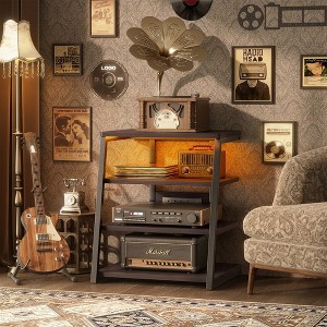HDZNVF 4 Tier 31in H Record Player Stand - 1 of 4