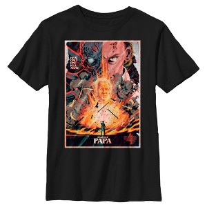 Boy's Stranger Things Retro Papa Poster T-Shirt - 1 of 4