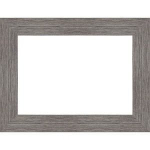 Amanti Art Pinstripe Plank Grey Framed Dry Erase Magnetic Board - 1 of 4