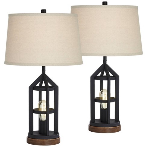 Franklin Iron Works Lucas Western Table Lamps 26