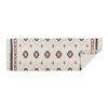 Design Imports Southwestern Textured Fringe - Gray & Blush - 2 Ft 3 In X 6 Ft - 2 of 4
