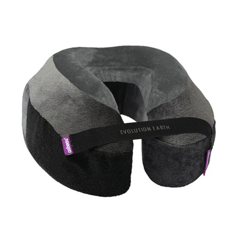 Cabeau Evolution S3 Memory Foam Travel Neck Pillow with Seat Strap, One  Size, Black 