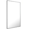 Elegant Decor Monet 42" x 28" Rectangle Metal Frame Mirror in Silver - image 4 of 4