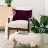 Iveta Abolina Burgundy Rose Lumbar Throw Pillow Red - Deny Designs: Rectangle, Indoor, Floral Design - 2 of 3