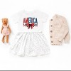 The Juniper Shop Coquette America Checkered Infant Dress - 18M - White Spot - 3 of 4
