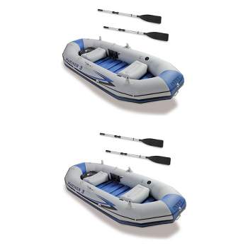 Intex Seahawk 3 Person Heavy Duty Inflatable Rafting And Fishing