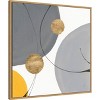 Amanti Art Golden Orbs III by Chris Paschke Framed Canvas Wall Art - 3 of 4
