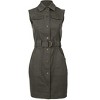 VENUS Womens Colored Twill Utility Dress - 4 of 4
