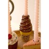 Dessert-Inspired Candle Holders – 5" Tall Ceramic Set by Kalalou - 3 of 4