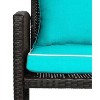 Home Fashions International 4pc O'Linen Pillow & Deluxe Outdoor Cushion Set - 3 of 3