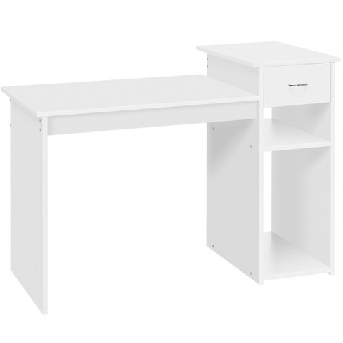 Yaheetech Computer Desk Laptop Table Workstation With Drawer & Shelves ...