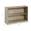 ECR4Kids 2-Shelf Mobile Storage Cabinet, Classroom Furniture - image 2 of 4