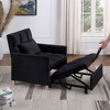 Sofa Bed Couch, Convertible Chair Bed With Pillow, 3-angle Adjustable Backrest, 330 Pounds Bearing Capacity Lounge Chaise - 2 of 4