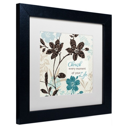 Lisa Audit 'Botanical Touch Quote I' Matted Framed Art - image 1 of 4