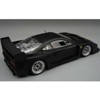 Ferrari F40 LM Matt Black w/Enkei Silver Wheels "Press Version" (1996) Ltd Ed to 75 pcs 1/18 Model Car by Tecnomodel - 2 of 3