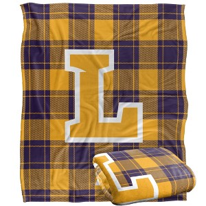 Lipscomb University Campus Plaid Spirit Silky Touch Super Soft Throw Blanket 50x60 - 1 of 4