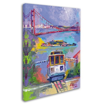 Trademark Fine Art - Richard Wallich 'San Francisco 2' Canvas Art