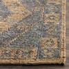 Organic ORG701 Hand Woven Area Rug Slate / Natural 4' X 6' - Safavieh. - 4 of 4