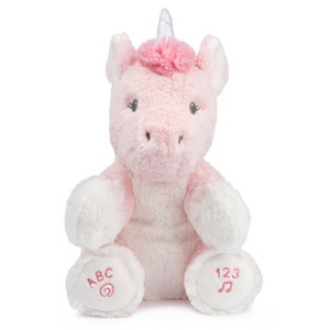 Baby GUND Alora the Unicorn Animated Plush, Singing Stuffed Animal Sensory Toy, Sings ABC Song and 123 Counting Song, Pink, 11” - 1 of 4