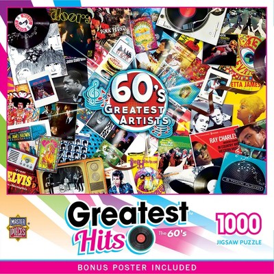 MasterPieces 1000 Piece Puzzle - 60's Greatest Artists - 19.25"x26.75"