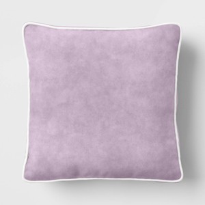 Oversize Velvet Square Throw Pillow - Room Essentials™ - 1 of 4