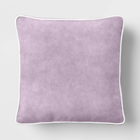 Cozy Quarters Inc Purple Velvet Feather and Down Filled Throw Pillows (Set of 2)