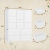 15-Drawer Dresser for Bedroom, Tall Chest Storage Organizer with Fabric Bins, Metal Frame & Wood Top, Hallway, Entryway - 2 of 4
