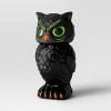 13" Light and Sound Owl Halloween Decorative Prop - Hyde and EEK! Boutique™: Hyde and EEK! Boutique™, Indoor Haunted House Theme - 3 of 3