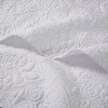 Oversized Quilted Throw White 60x70in - 2 of 4