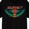 Journey Vintage Scarab and Album Stacks Men's Black Double-Sided Short Sleeve Tee - 2 of 4