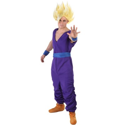 Halloweencostumes.com Kid's Dragon Ball Z Trunks Costume, Saiyan Anime  Halloween Costume With Purple Wig. : Target