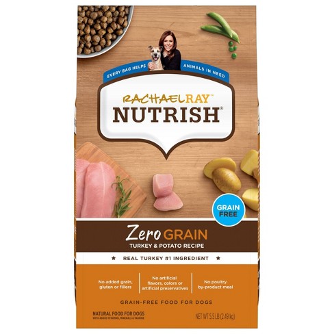 Rachael Ray Nutrish Zero Gain Turkey And Potato Dry Dog Food 5 5lbs Target