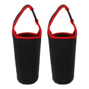 Unique Bargains Reusable Neoprene Insulated Waterproof Tumbler Carrier Holders 2 Pcs - 1 of 4