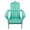 Northlight 36" Green Classic Folding Wooden Adirondack Chair - 3 of 4