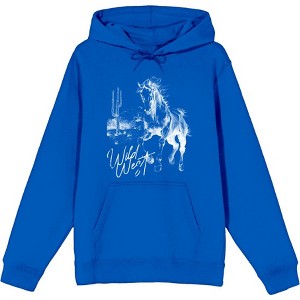 Wild West Adventure Adult Long Sleeve Hoodie - 1 of 2