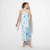 Women's Satin Maxi Tube Bodycon Dress - Wild Fable™ - 2 of 3