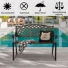 Karl Home|40.5 in. Bronze Aluminum Outdoor Bench - 4 of 4