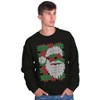 Ugly Christmas Stitch Santa Claus Sweatshirt for Men or Women Brisco Brands - 4 of 4