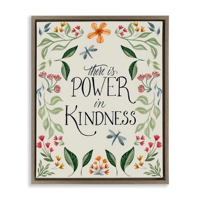 Stupell Industries Floral Power in Kindness, 25" x 31"