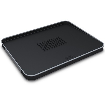 Joseph Joseph Cut and Carve Black Chopping Board